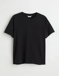 Fambruh High Quality Cotton Solid Women Half Sleeves Slim Tshirt - XL
