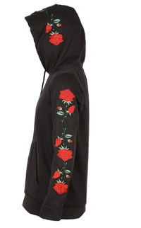 Fambruh Danish Zehen FLORAL HOODIE - S