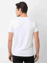 Fambruh Men White Batman  Printed T Shirt - XL