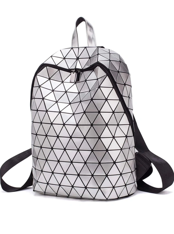 Fambruh Danish Zehen Bag Silver Colour Bags