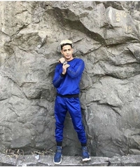 Fambruh Danish Zehen Blue Tracksuit - L
