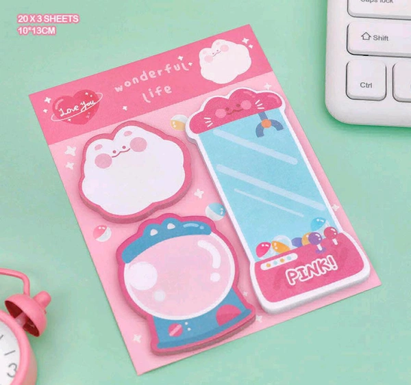 Pink Sticky Note