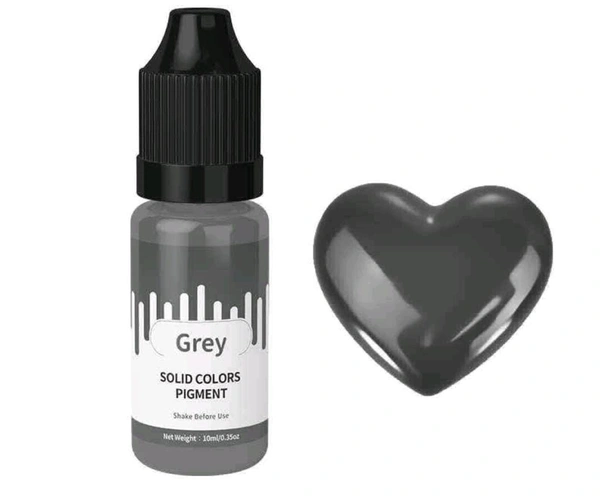 Solid Colour  Pigment 10 ML Grey 