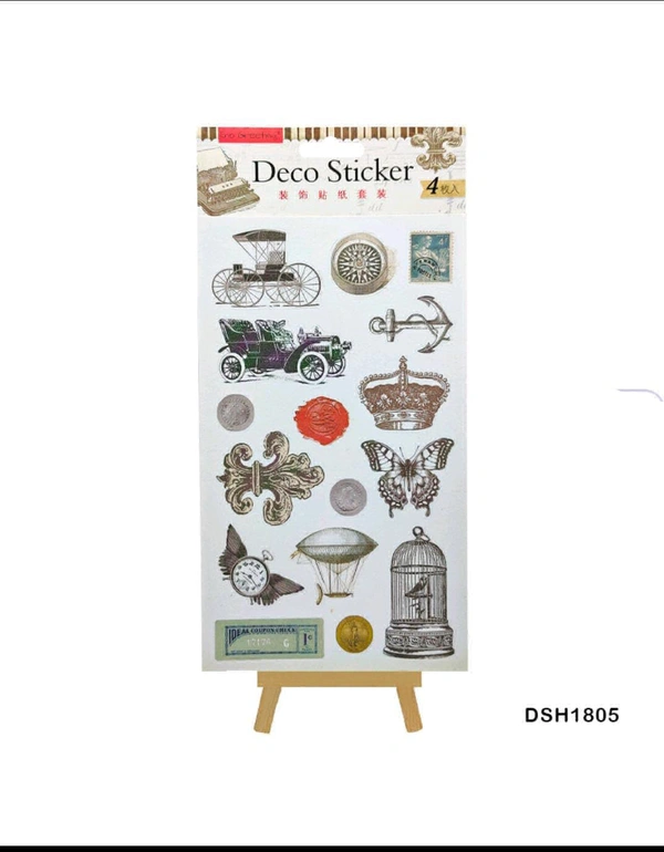 Deco Sticker (4 Pc Pack) 