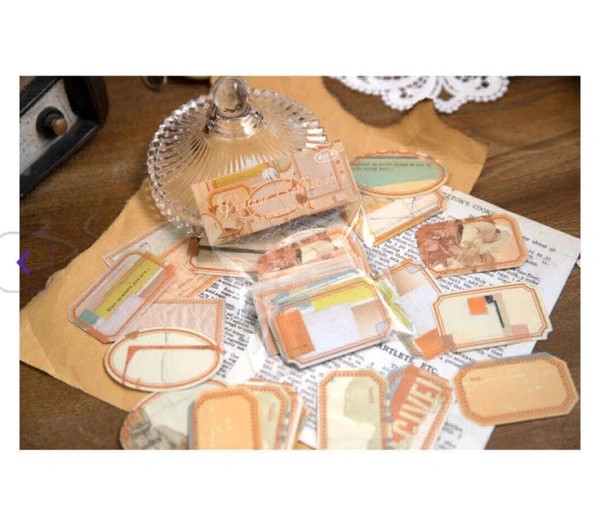 Vintage Collection Stickers 45pc