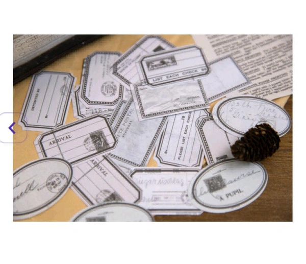 Vintage Collection Stickers 45pc