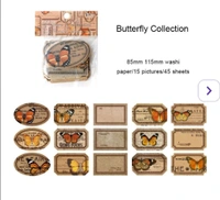 Vintage Collection Stickers 45pc