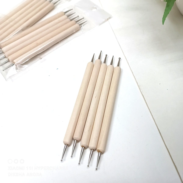 5pc Wooden MANDALA / DOT TOOL