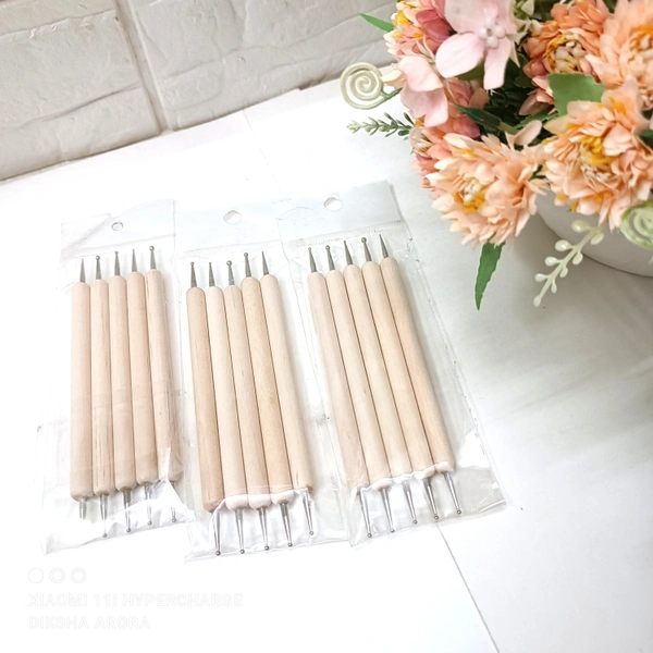5pc Wooden MANDALA / DOT TOOL