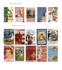 Sulphuric Paper And  Figure Stickers (60pc)