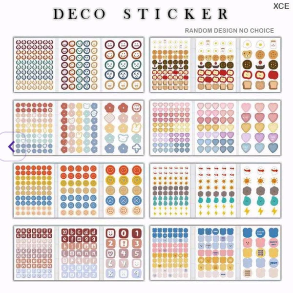 Deco Sticker 3 Pc Pack (Random Design ) 