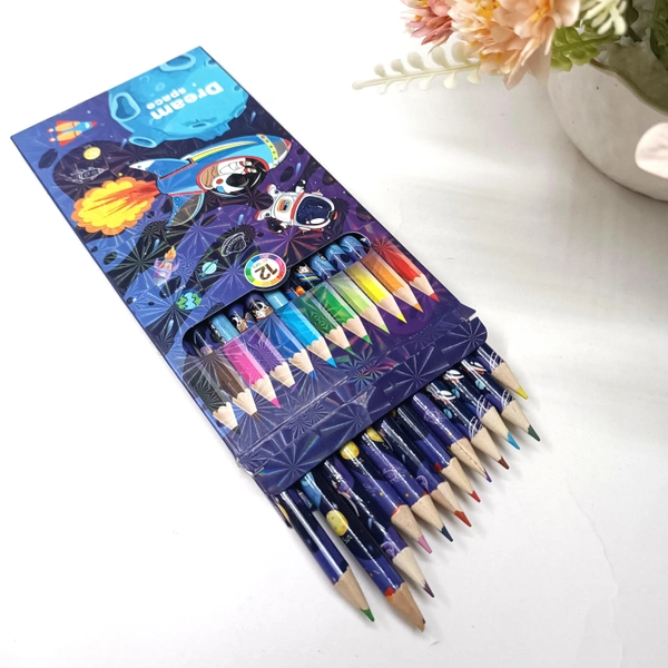 Space Theme Pencil Colours 