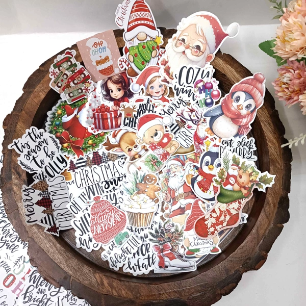 Christmas Themed Sticker Pack (50pcs) 