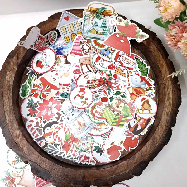 Christmas Themed Sticker Pack (50pcs) 