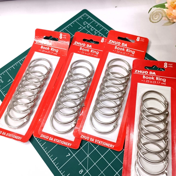 Book Ring (3.17cm) 8 Pcs Pack 