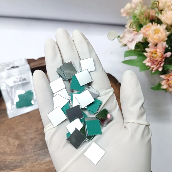 Mirror 20 Grm Pack Shape Square (LARGE )