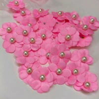 Pearl Flower Pack Of 20 Pcs (Pink) - 4CM