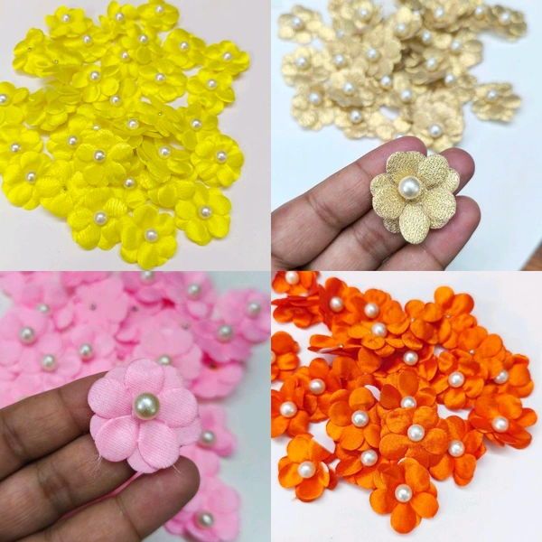 Pearl Flower Pack Of 100 Pcs 