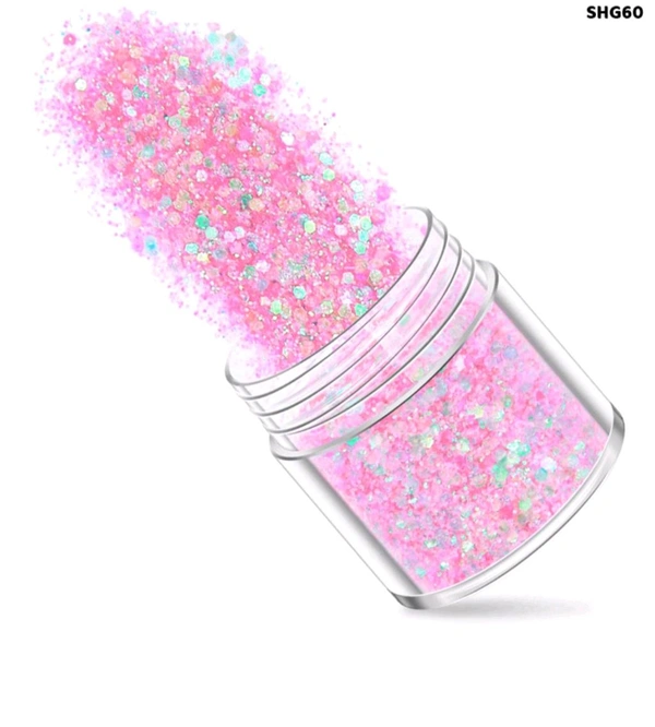 Shimmer Glitter Laser Pink