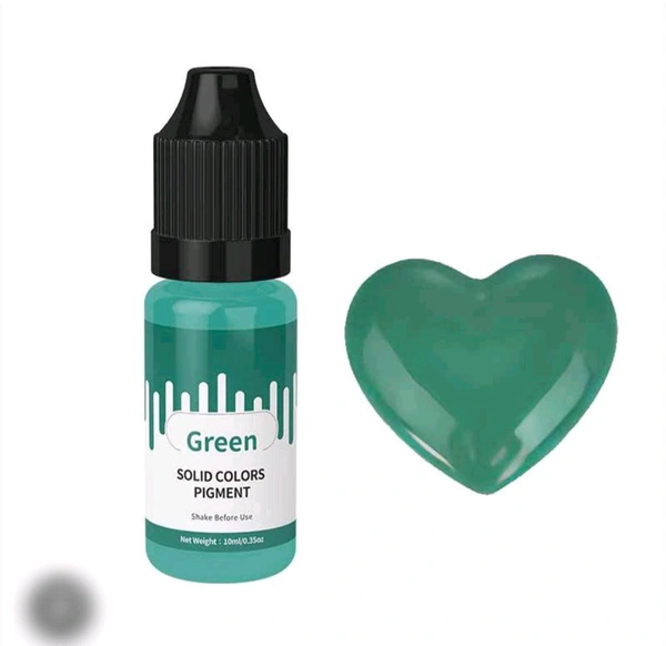 Solid Colour  Pigment 10 ML Dark Green 