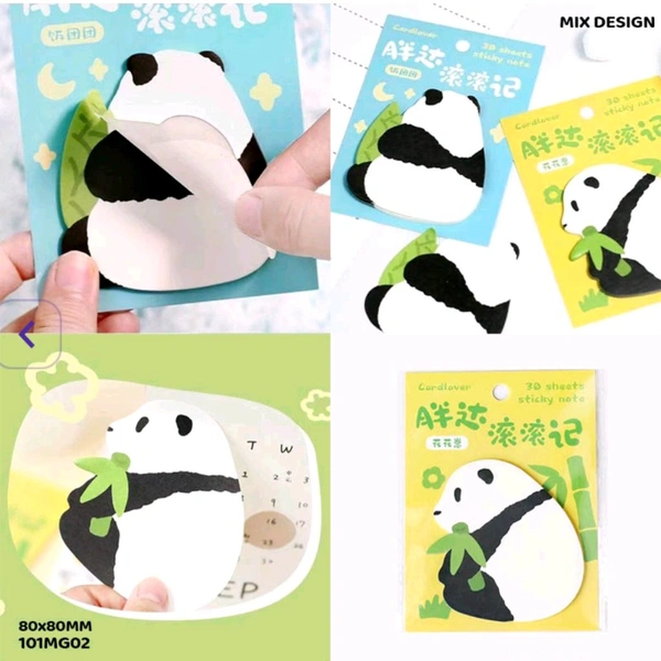 Adorable Panda Sticky Note 