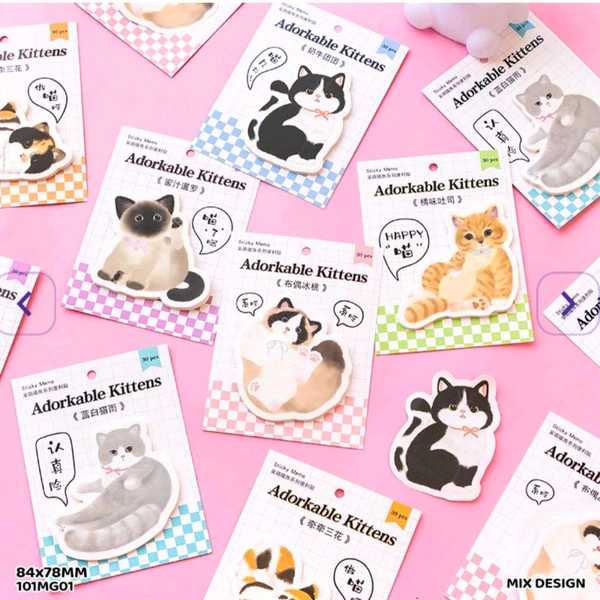 Cat / Kitten Sticky Note 