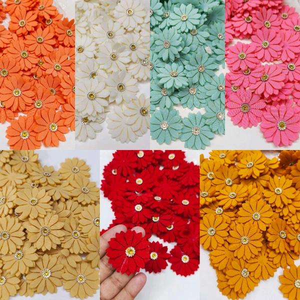 Artificial Cloth Flower Pack Of 100 Pc Mix 