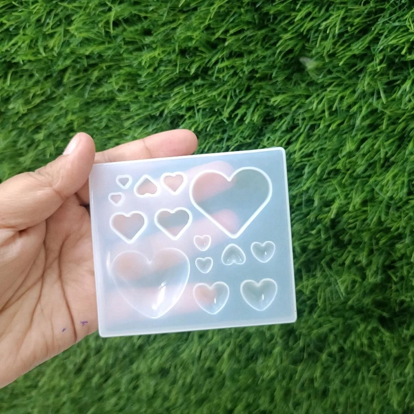Multi Hearts Mold 