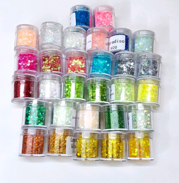 Shimmer Glitter Pack Of 30 Different Shades 
