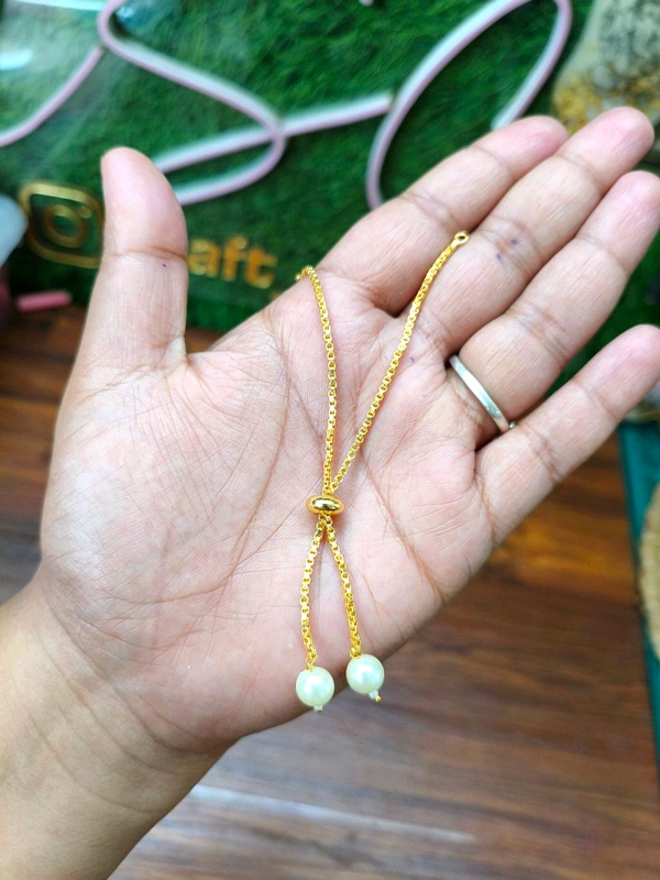  Bracelet Chain Golden Pack Of 5 Pcs 