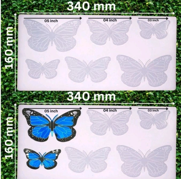 6pc Butterfly Mold