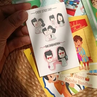 Rakhi Greeting Cards Pack Of 50 Pcs