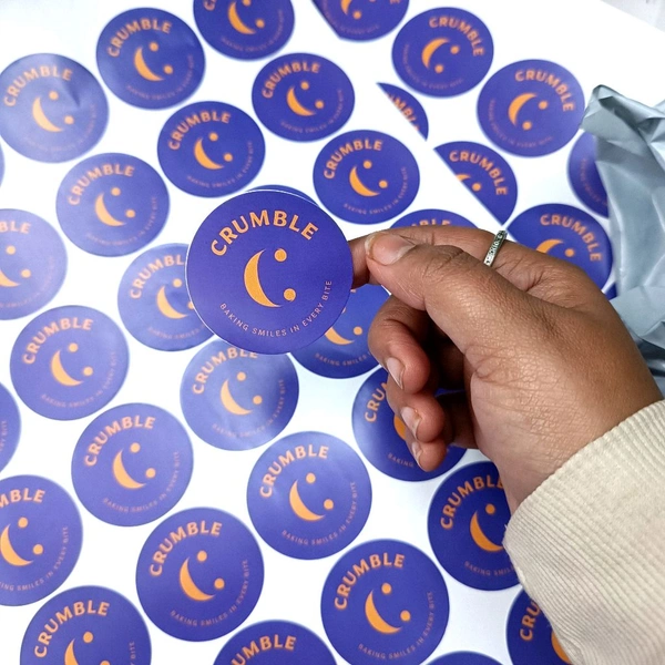 Personalised Sticker 1.5 Inches (75pcs) 