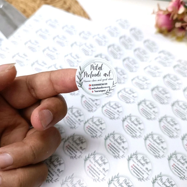 Personalised Sticker 1 Inches (200pcs)