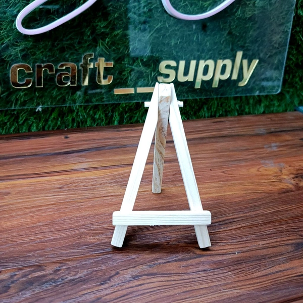 5" Inches Wood Easel Stand Without Screw 