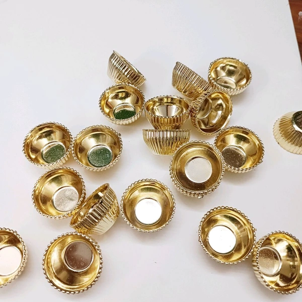Golden Katori/ Wati 10 Pcs (3cm)