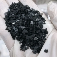 Black Glass Chips 50 Grms 