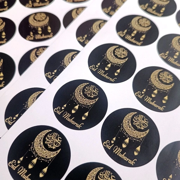 Eid Mubarak Stickers (80pc) 