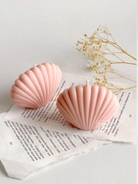 Shell Candle Mold  2.5" Inch Approx 