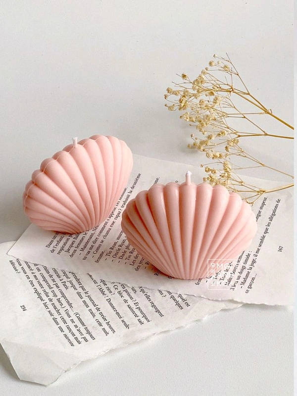 Shell Candle Mold  2.5" Inch Approx 