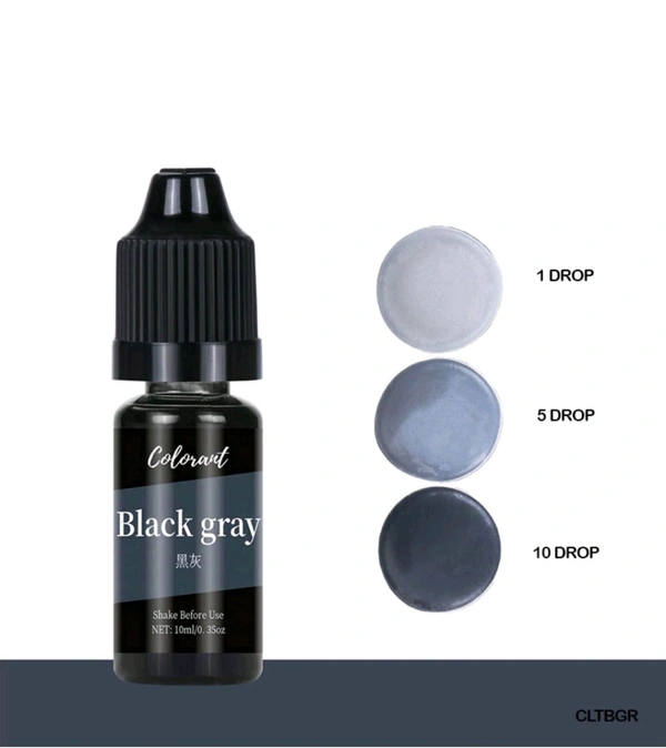 Liquid Colorant Pigment Black Grey 