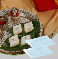 Kaju Barfi Candle Mold (4 Cavity) 