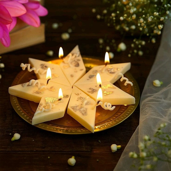 Kaju Barfi Candle Mold (4 Cavity) 