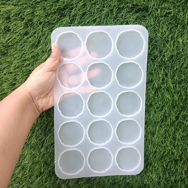 15 in1 Cavity Agate Mold (2" Inch) Car Dashboard Stand 