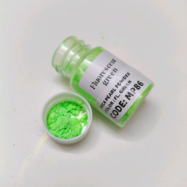 Mica Powder Fluorescent Green 