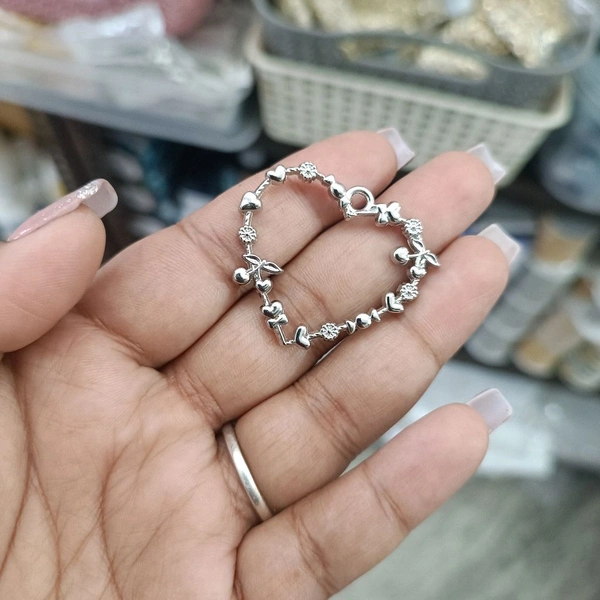 Heart 5pc Bezel Silver