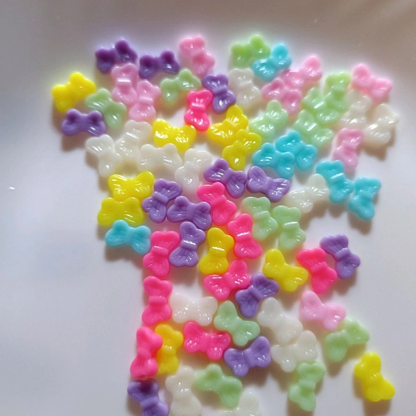 Jwellery Making Charms /  Beads 25 Grms ( Bow)