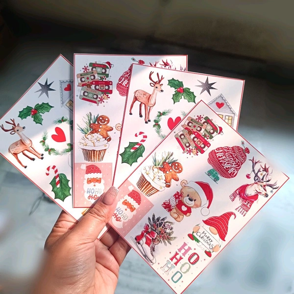 Christmas Tag Sheets (6'8) 4 Sheets 300 Gsm 