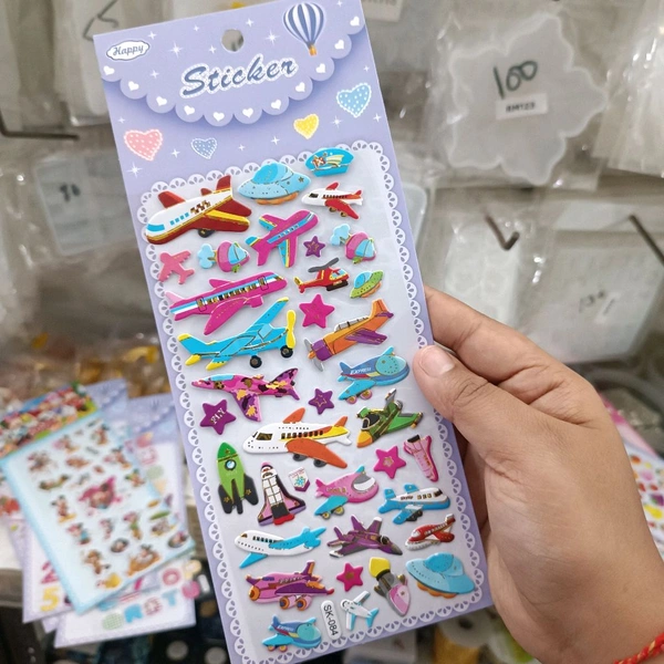 Kids Stickers For Baby Boy (1 Sheet)
