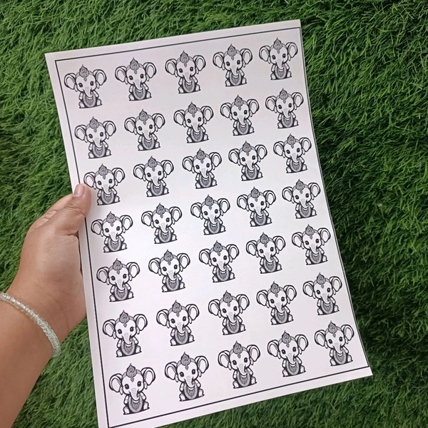 Mini Ganesha Insert Sheet A4